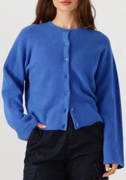 blauwe penn & ink vest cardigan w25b345