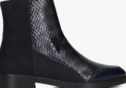 blauwe pertini enkellaarsjes 32848