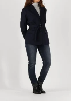 blauwe pertini enkellaarsjes 32848