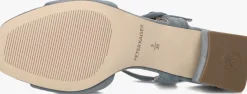blauwe peter kaiser sandalen met hak 78240