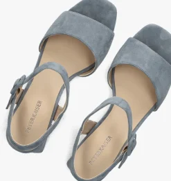 blauwe peter kaiser sandalen met hak 78240