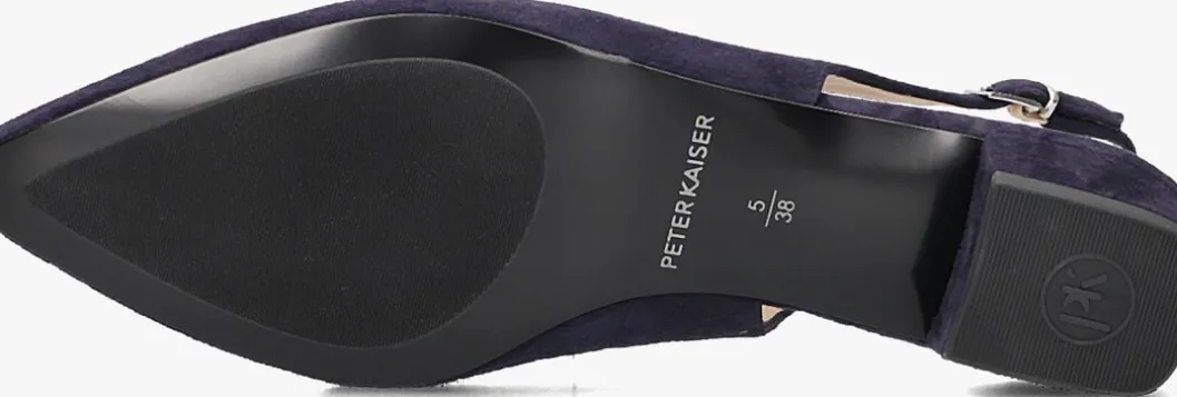 blauwe peter kaiser slingbacks 79441