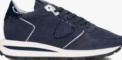 blauwe philippe model lage sneakers tropez haute low woman