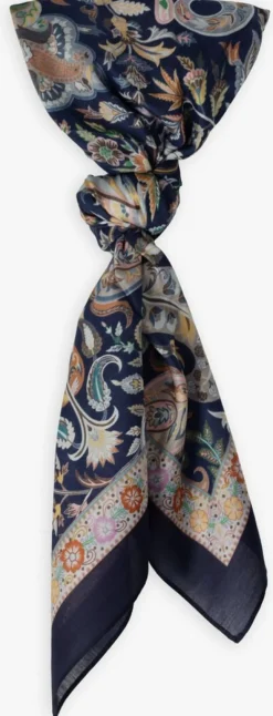 blauwe p-modekontor sjaal 3558550-1