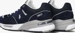 blauwe polo ralph lauren lage sneakers trackstr 250 low top lace