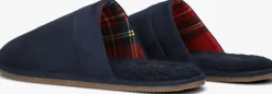 blauwe polo ralph lauren pantoffels klarence