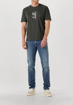 blauwe replay straight leg jeans anbass