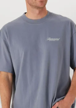 blauwe represent t-shirt owners club script t shirt