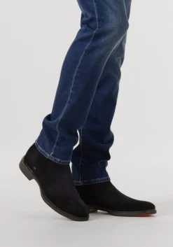 blauwe santoni chelsea boots 18937