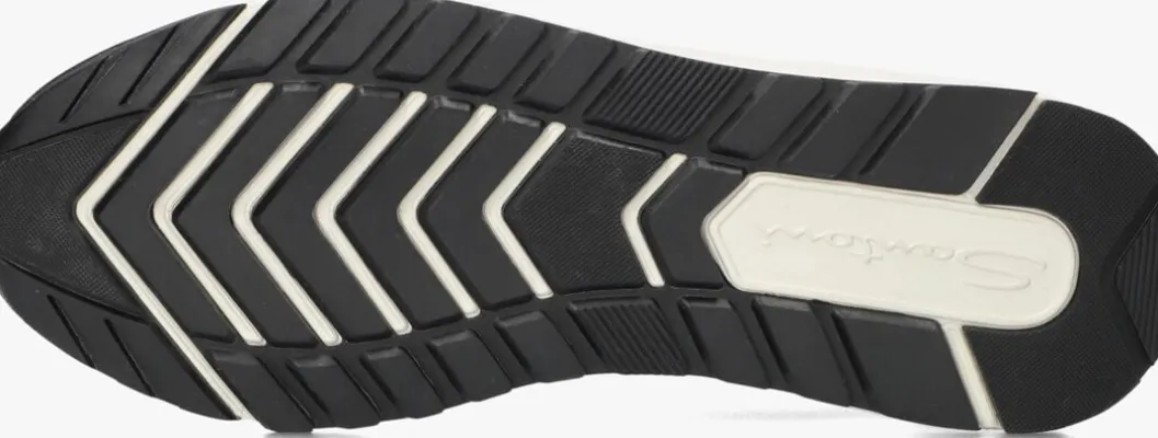 blauwe santoni lage sneakers flin