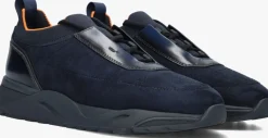 blauwe santoni lage sneakers 22042