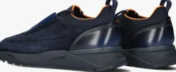 blauwe santoni lage sneakers 22042