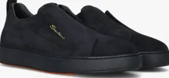 blauwe santoni lage sneakers 21995
