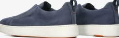 blauwe santoni lage sneakers 21995 clean icon