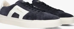blauwe santoni lage sneakers gloria 21870