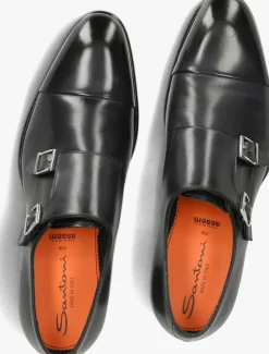 blauwe santoni nette schoenen carter 11652