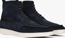 blauwe santoni veterboots 18235