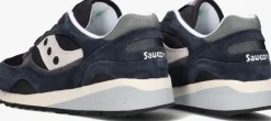 blauwe saucony lage sneakers shadow 6000 m