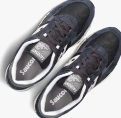 blauwe saucony lage sneakers shadow 6000 m