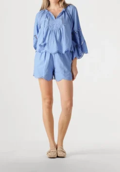 blauwe scarlett poppies blouses ashu top