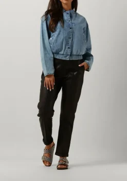 blauwe scholl slippers noelle raffia