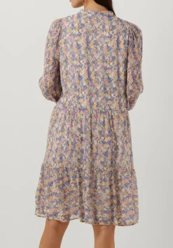 blauwe second female mini jurk poppi dress