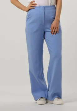 blauwe second female pantalon levien classic trousers