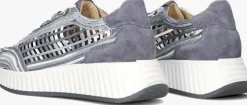 blauwe softwaves lage sneakers ariana