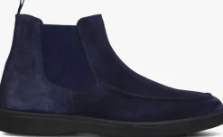 blauwe stefano lauran chelsea boots 24859