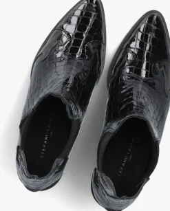 blauwe stefano lauran enkellaarsjes s3297