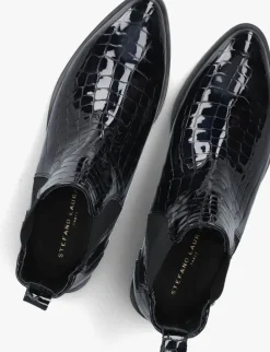 blauwe stefano lauran enkellaarsjes s3298