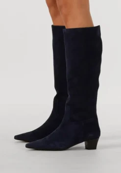 blauwe stefano lauran hoge laarzen 010-290