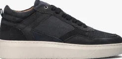 blauwe stefano lauran lage sneakers enzo-65