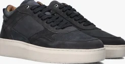 blauwe stefano lauran lage sneakers enzo-65