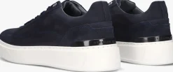 blauwe stefano lauran lage sneakers star 001
