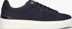 blauwe stefano lauran lage sneakers star 006