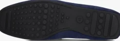 blauwe stefano lauran mocassins 2 gesp bio slipper