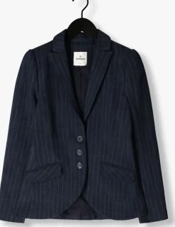 blauwe summum blazer blazer punto vintage stripe