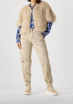 blauwe summum blouses blouse two tone print