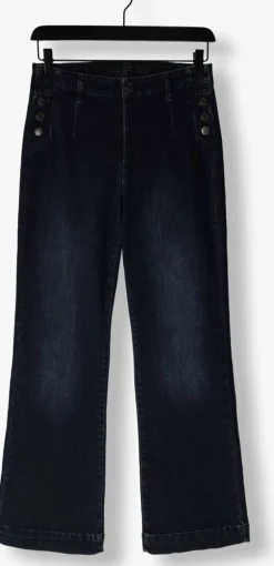 blauwe summum flared jeans flared jeans boom stretch denim