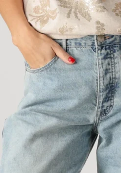 blauwe summum straight leg jeans straight fit jeans vintage