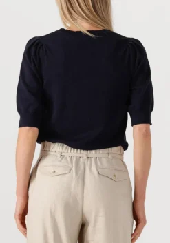 blauwe summum top short sleeve sweater