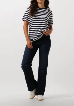 blauwe summum t-shirt short sleeve top classic cotton tee