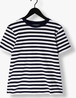 blauwe summum t-shirt short sleeve top classic cotton tee