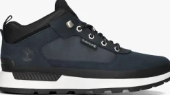 blauwe timberland hoge sneakers field trekker lace up