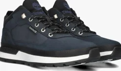 blauwe timberland hoge sneakers field trekker lace up