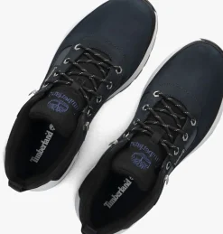 blauwe timberland hoge sneakers field trekker lace up