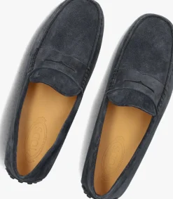 blauwe tod's mocassins mocassino gommino 22l