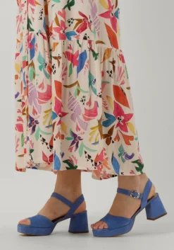 blauwe unisa sandalen met hak ney