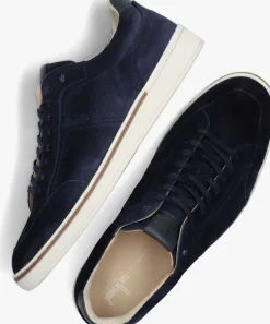 blauwe van bommel lage sneakers sbm-10019
